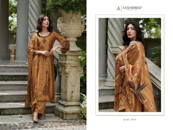 Aashirwad Gulkand Aarushi Silk Designer Dress Material Collection